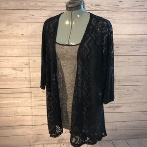 LuLaRoe Black Lace Lindsay
